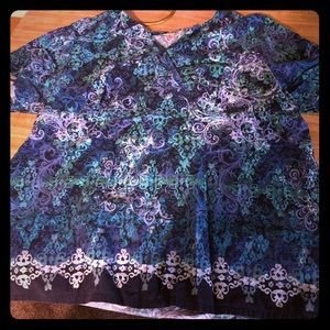 Lot of 5 3xl scrub tops mixed